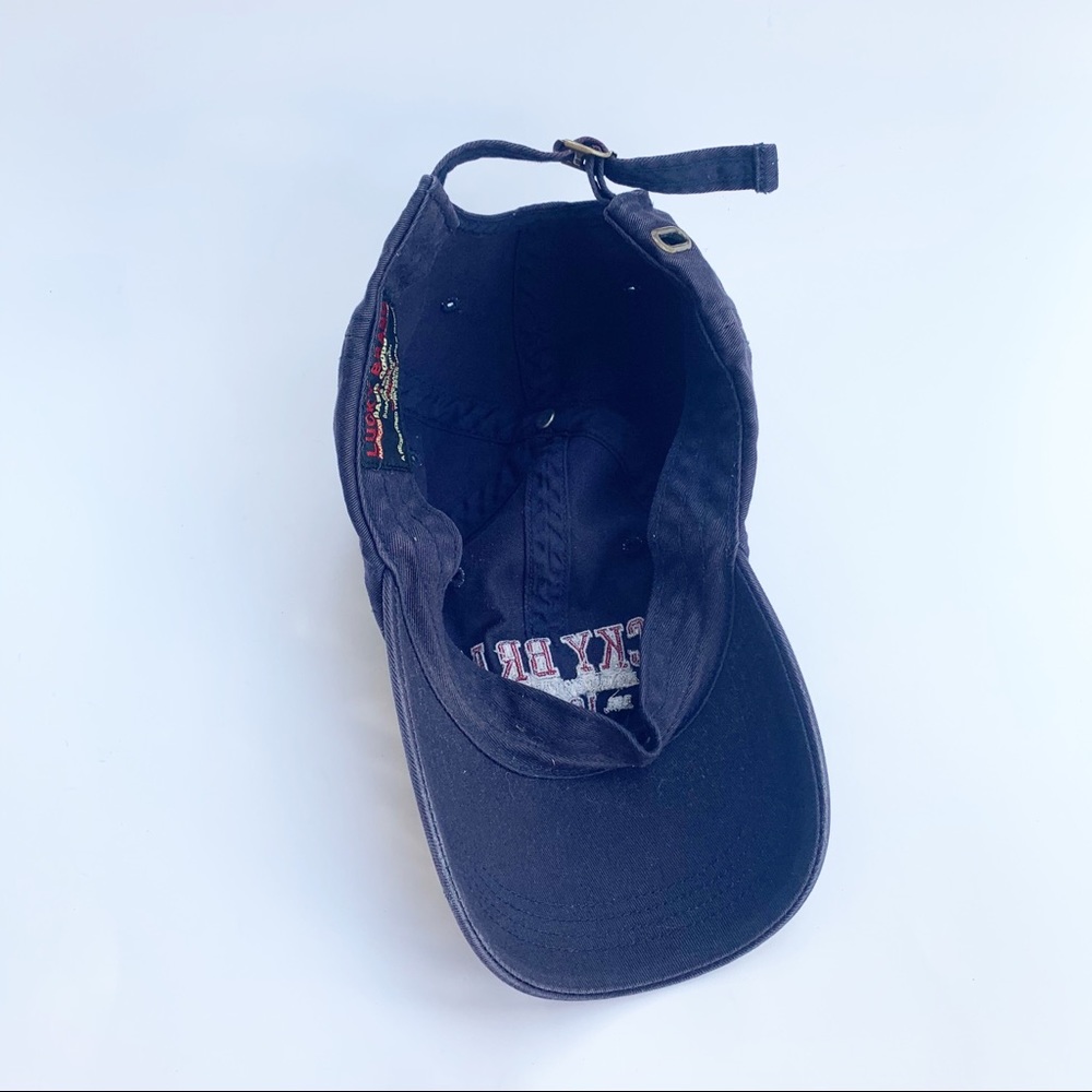 Early 2000s Lucky Brand Navy Blue Baseball Cap - Picture 7 of 8